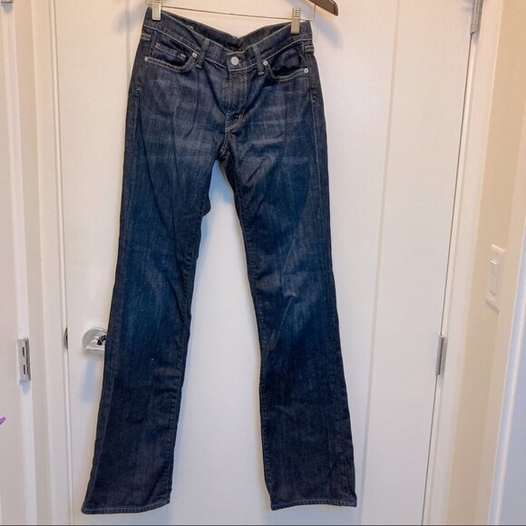 CITIZENS OF HUMANITY Sz 27 Collab with Barneys Straight Leg Medium Wash Jeans - Picture 1 of 11